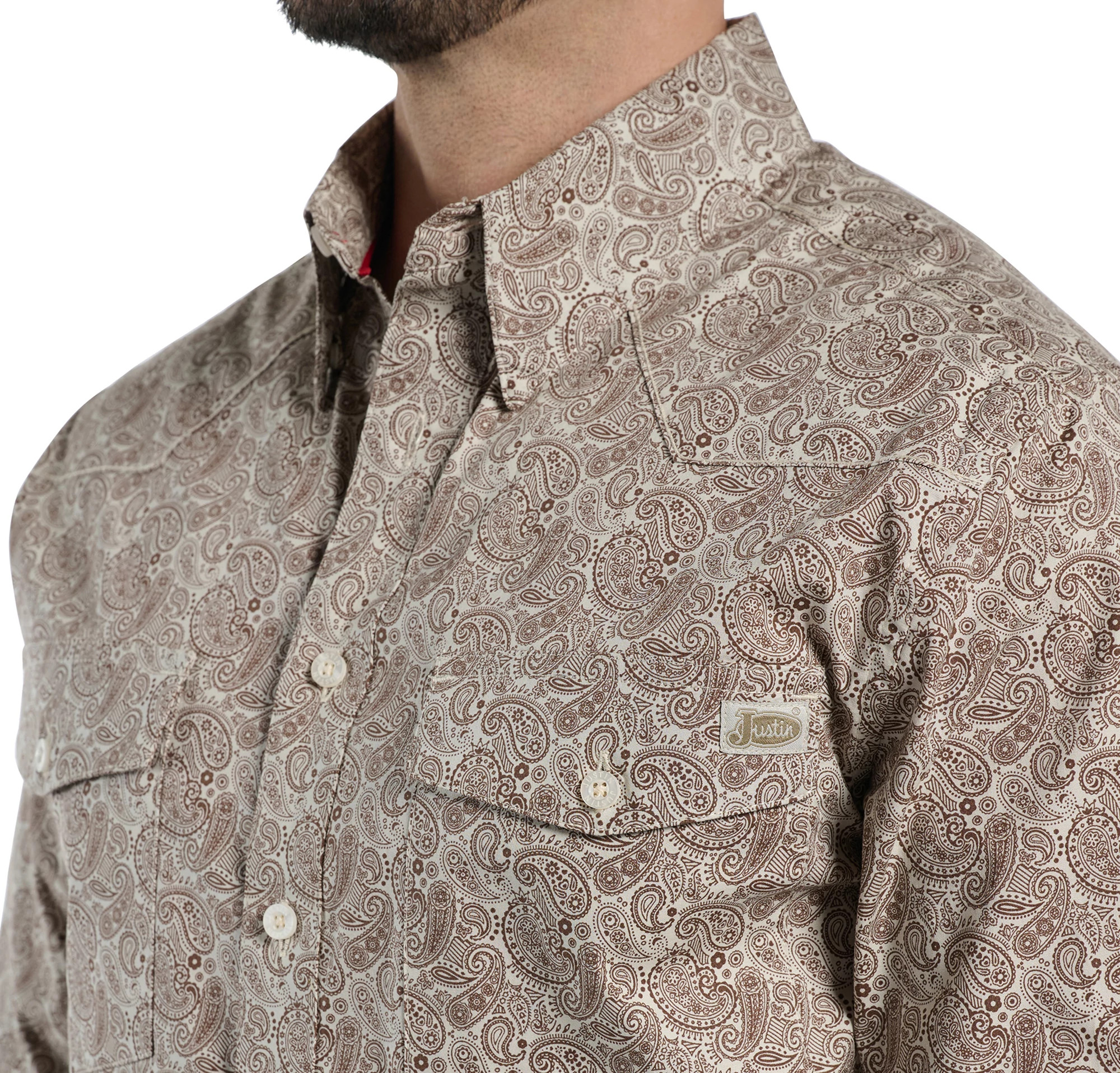 American Paint Mens Woven Shirt | Justin Boots