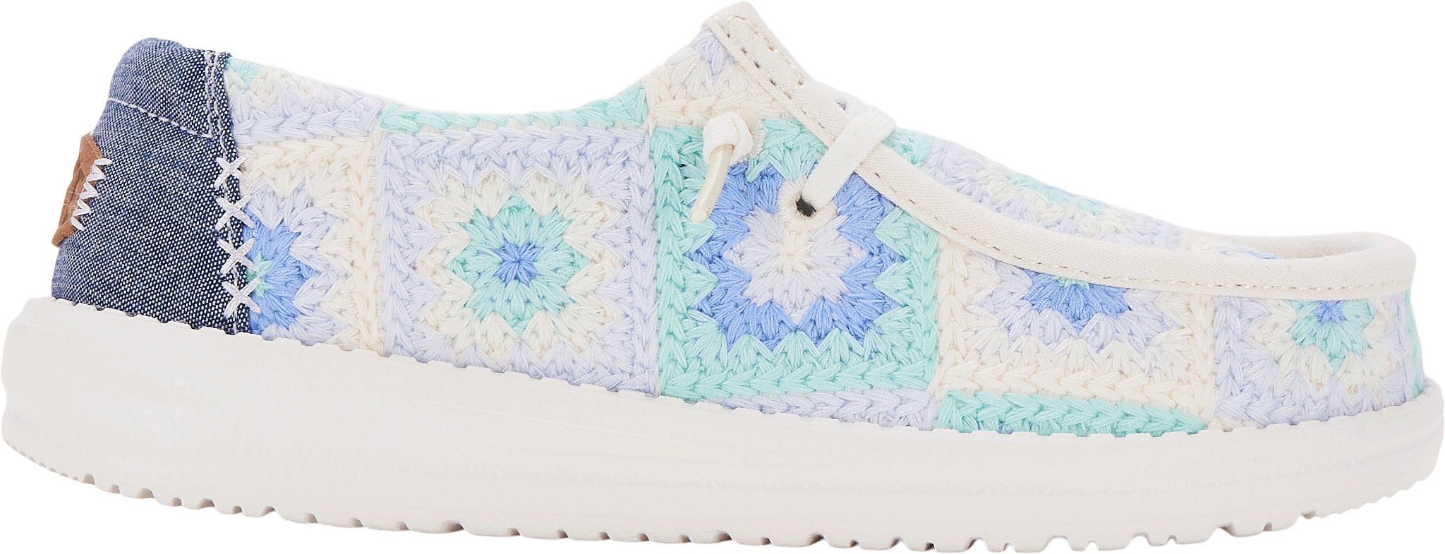 ちびちび Girl's Hey Dude Wendy Cottage Crochet | Super Shoes