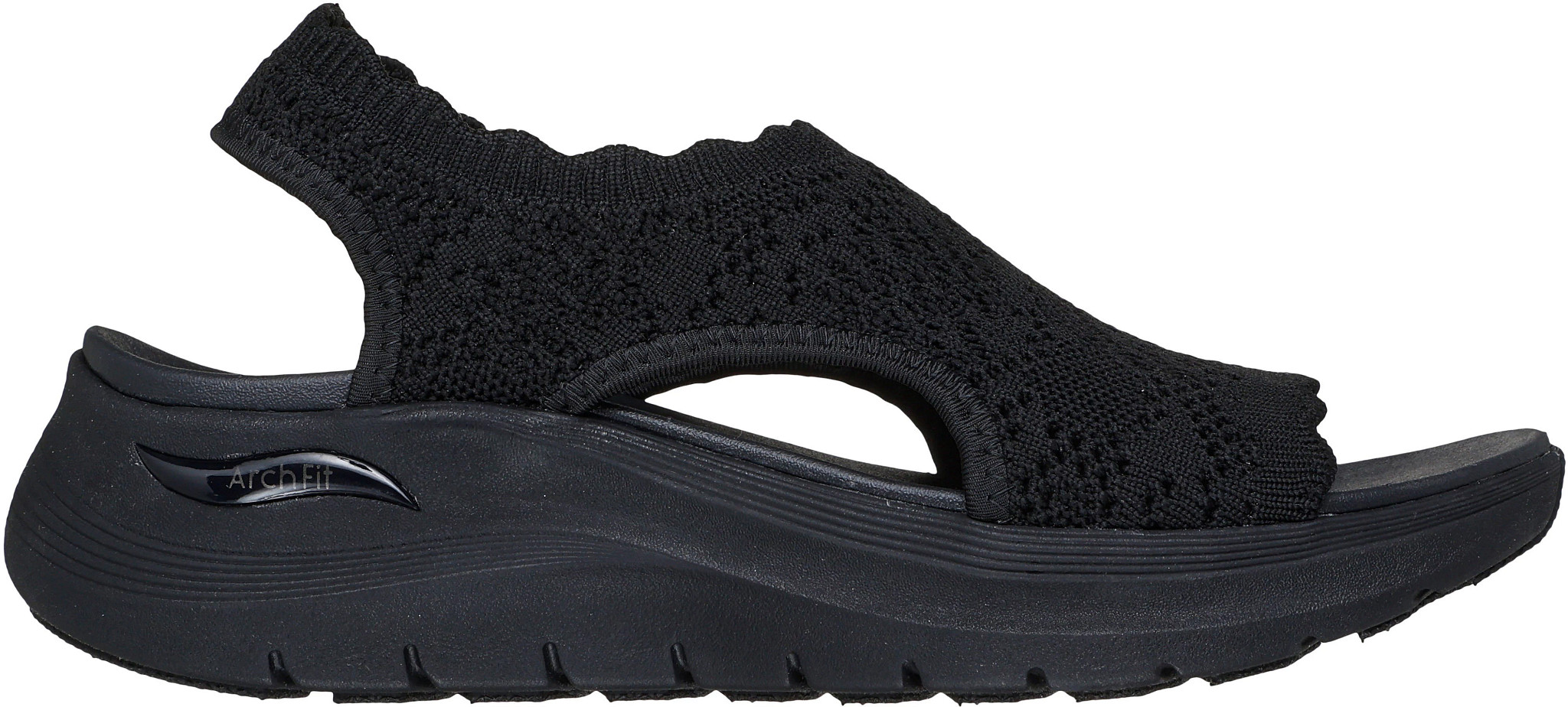 Women's Skechers Arch Fit 2.0 Flawless Choice shown in Black (Black)