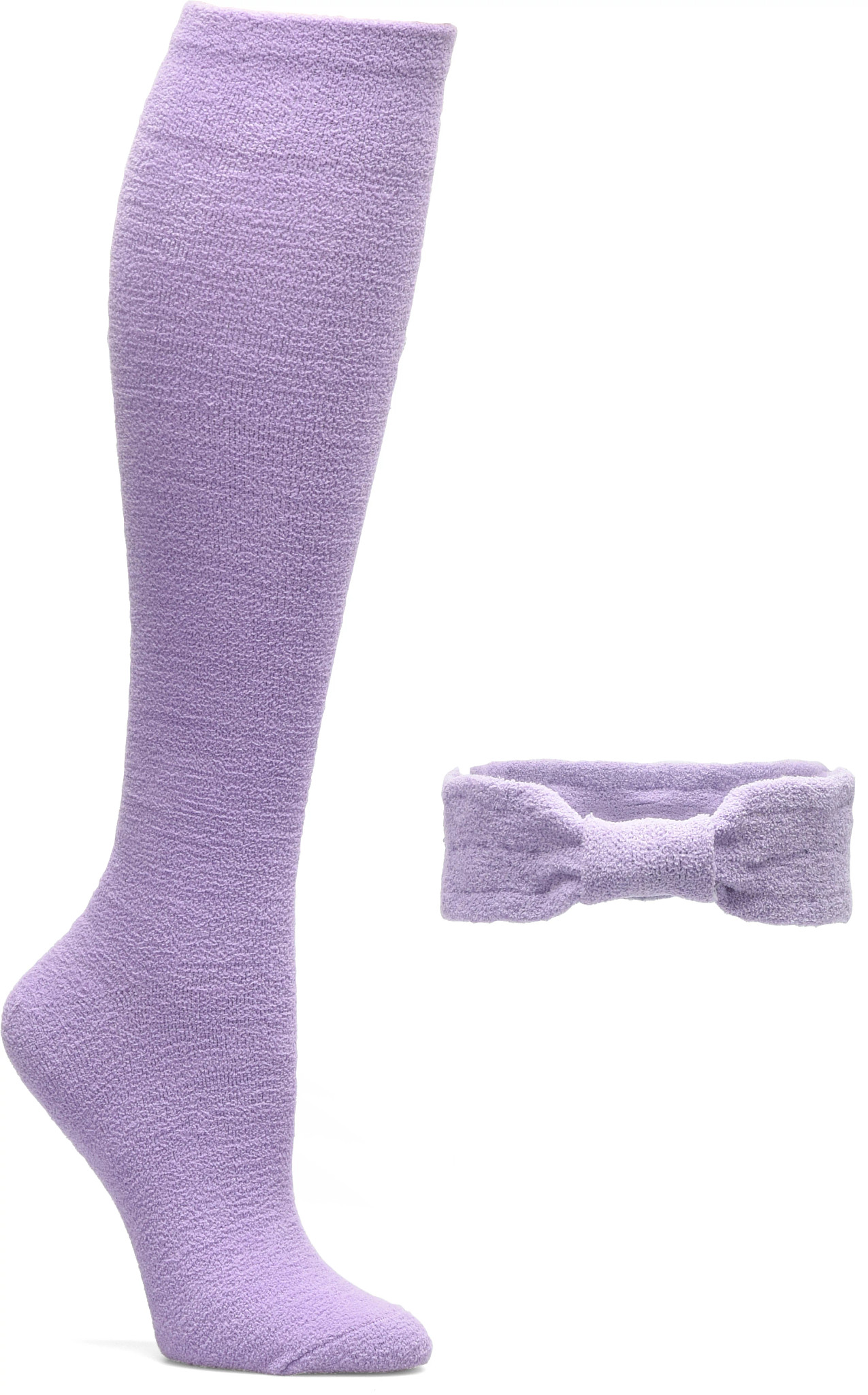 Luxe Compression & Headband Set se muestra en la Lilac (Morada)