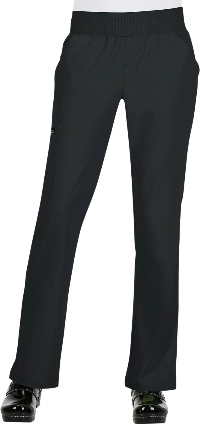 Women's Koi Basics Laurie Yoga Pant shown in Black (Black)