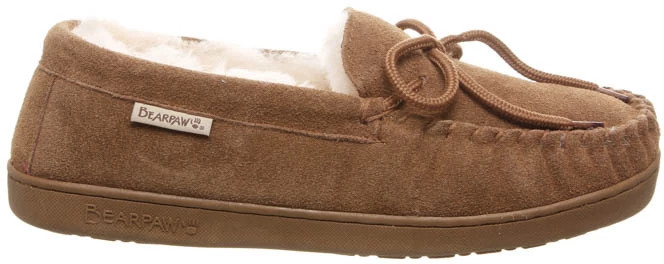 Men's Bearpaw Moc Ii Slipper Wide shown in Tan (Tan)