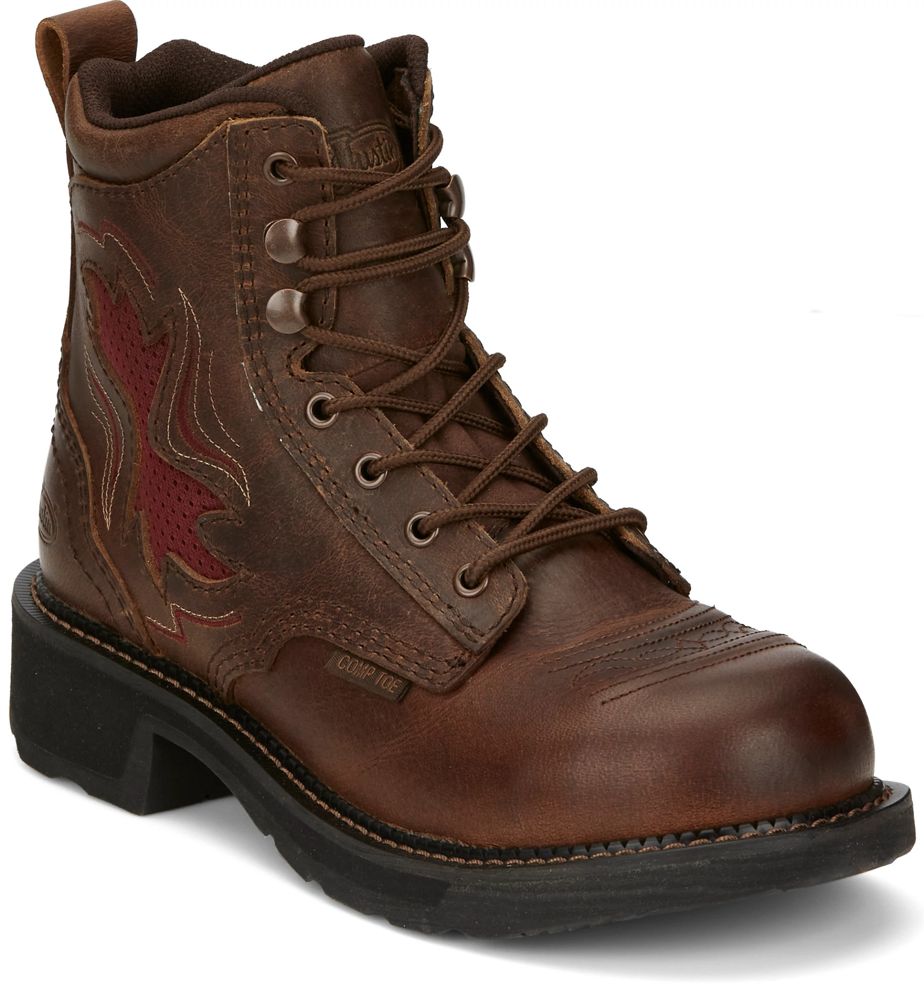 Lace up work boots for clearance women