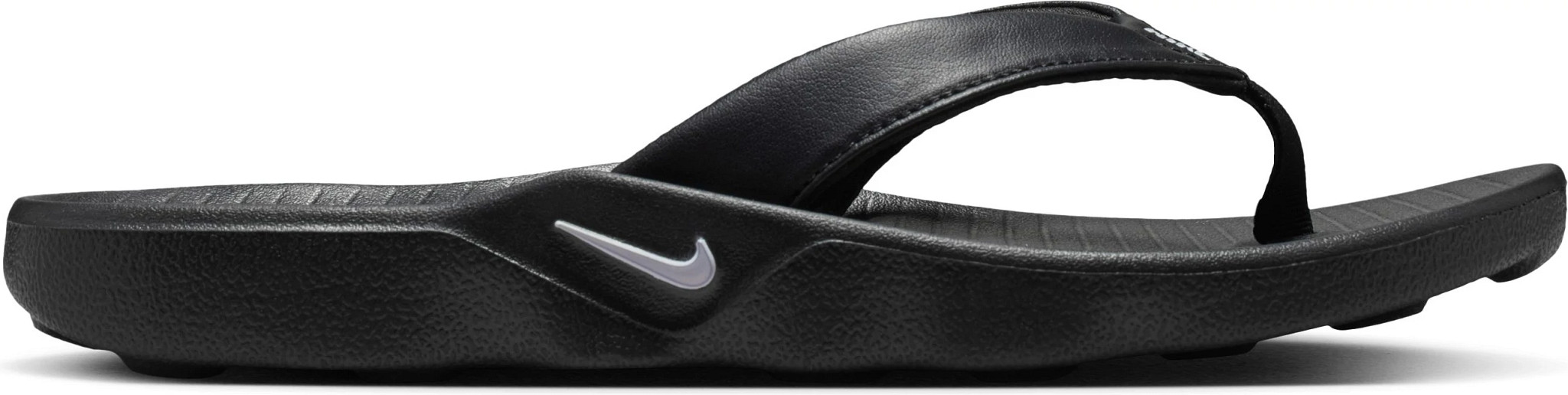 Women's Nike Marina Thong White shown in Black (Black)