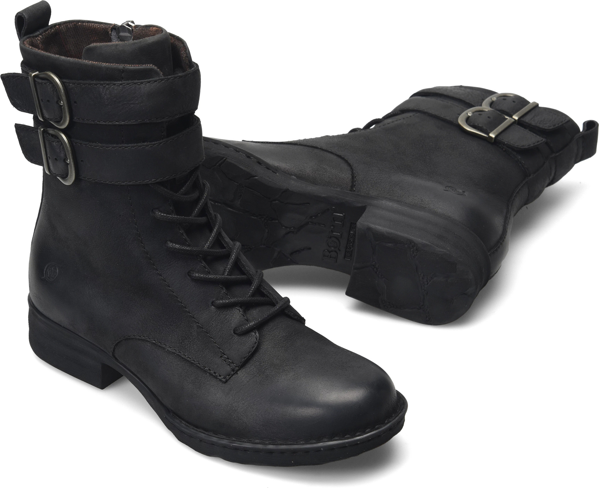 born camryn lace up boots