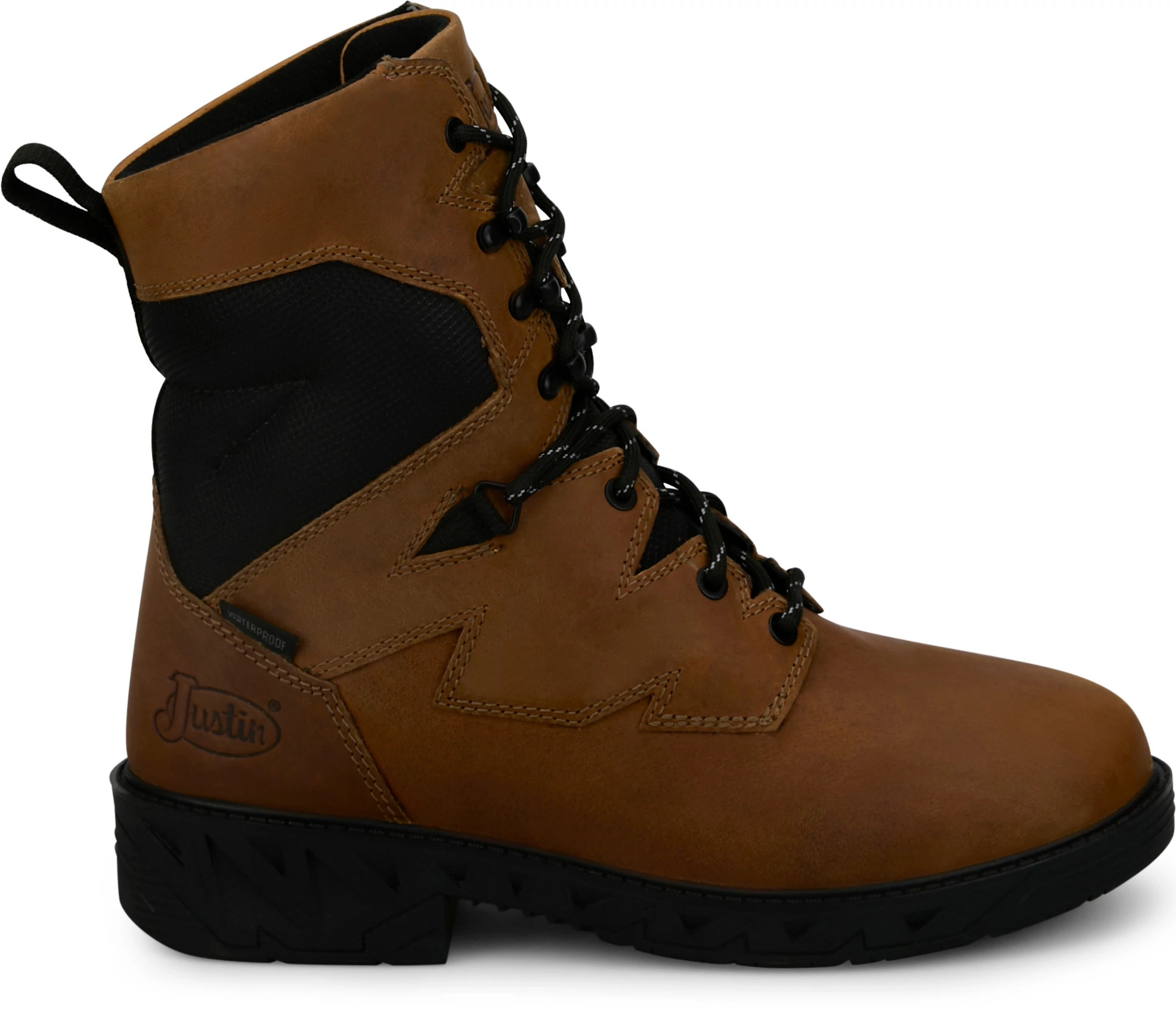 Men's Justin Boots Underdog shown in Brown (Brown)