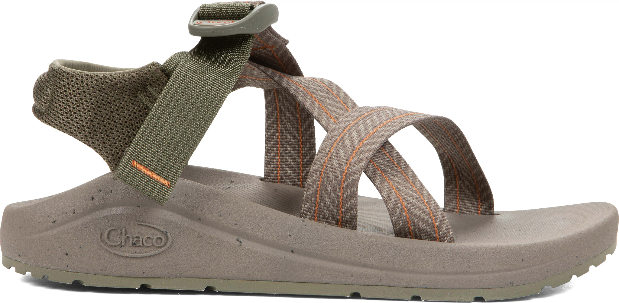 Men's Chaco Cushz River Sandal shown in Brown (Brown)