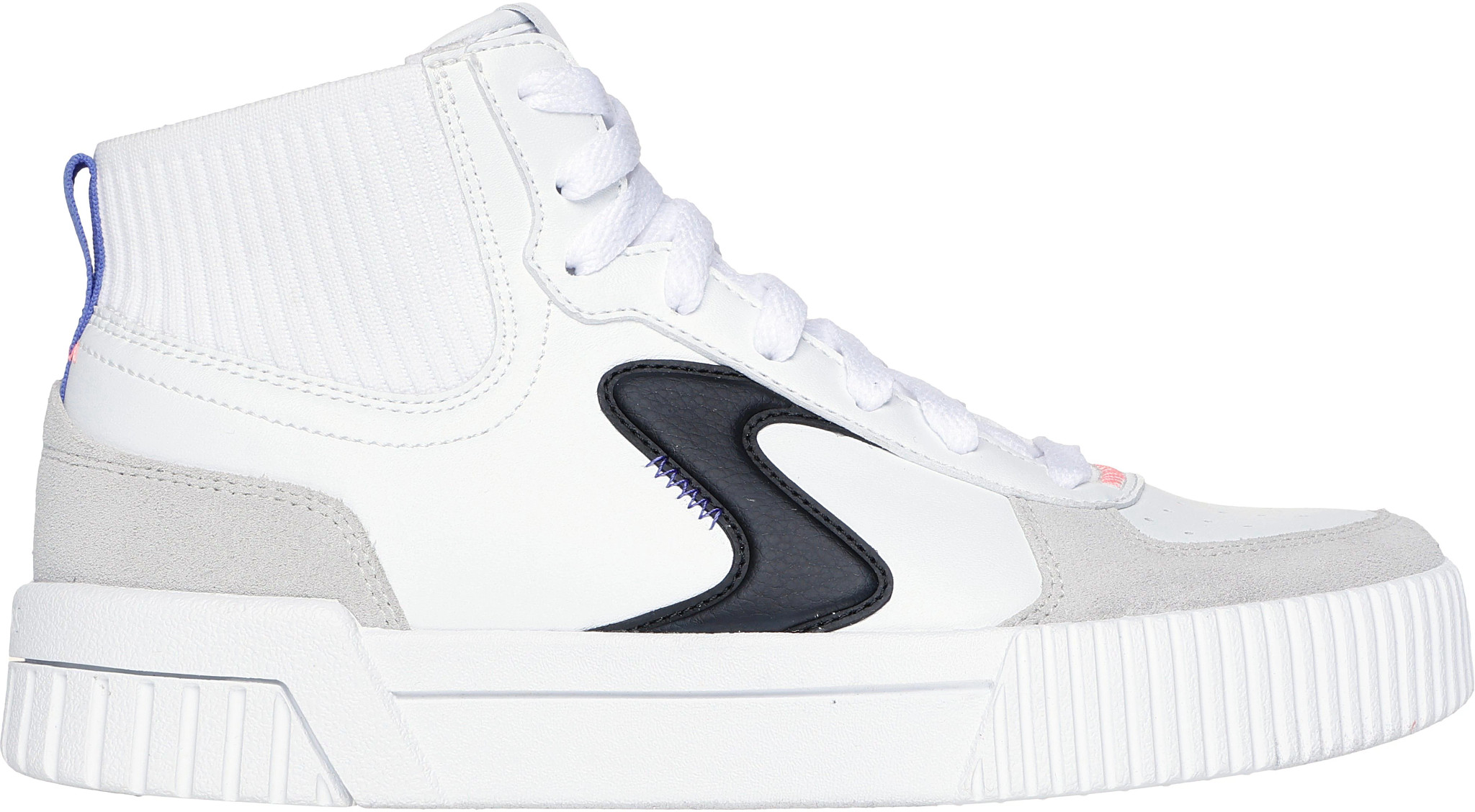 Women's Skechers Jade Cruise Thru shown in White/Black (White)