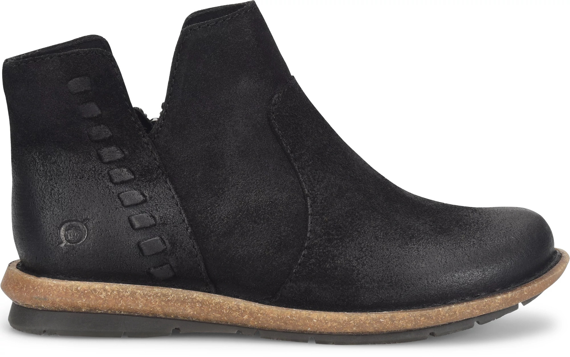 Women's Born Shoes Taj shown in Black Distressed (Black)