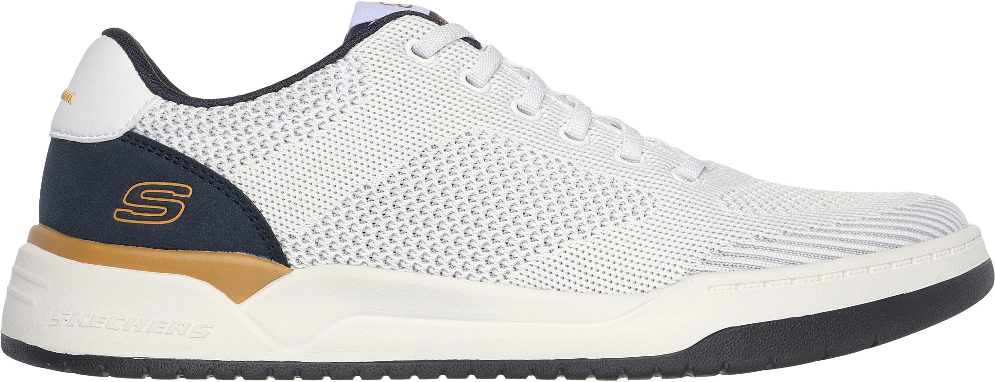 Men's Skechers Relaxed Fit Corliss Dorset shown in White (White)