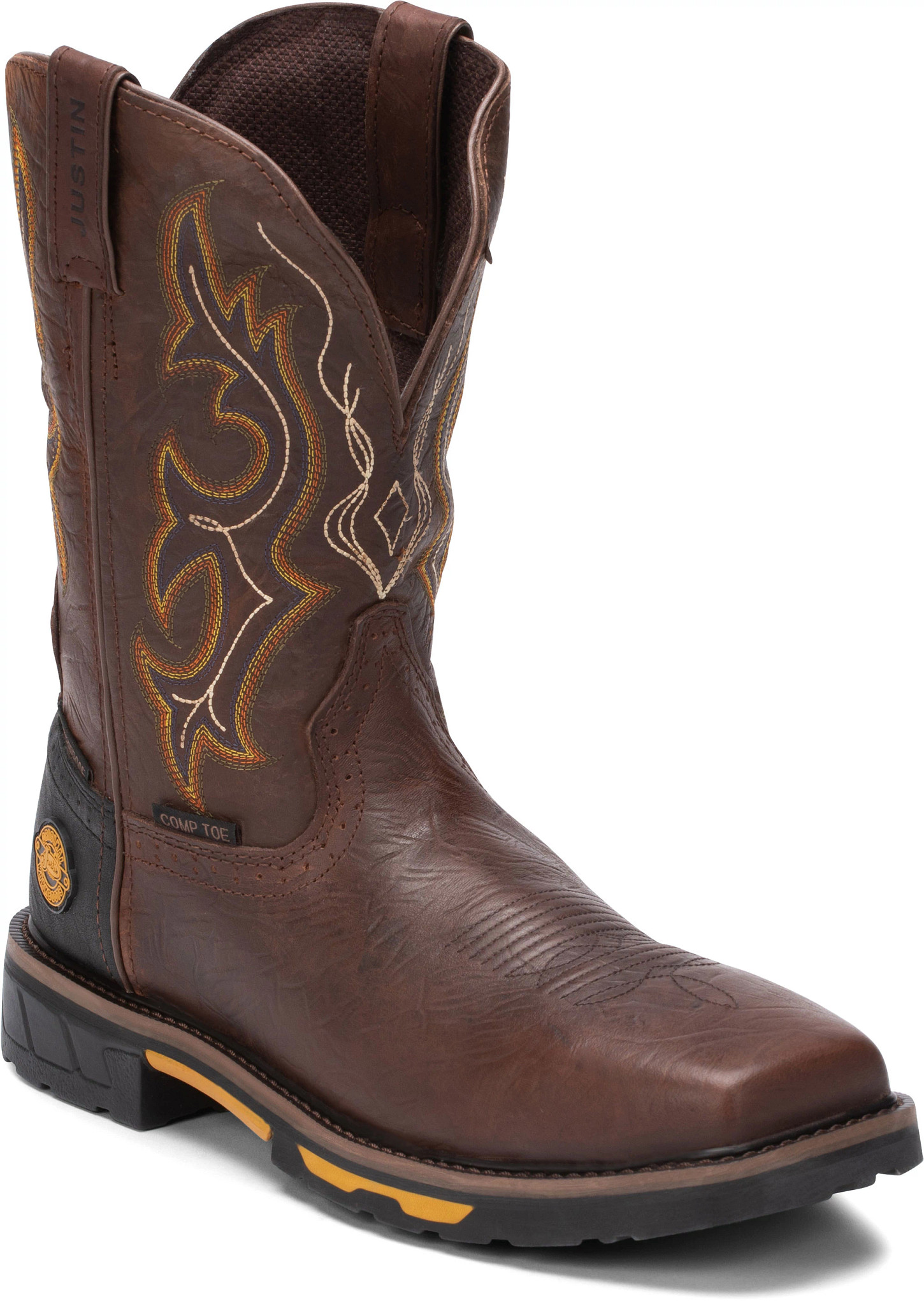 Justin waterproof cowboy on sale boots