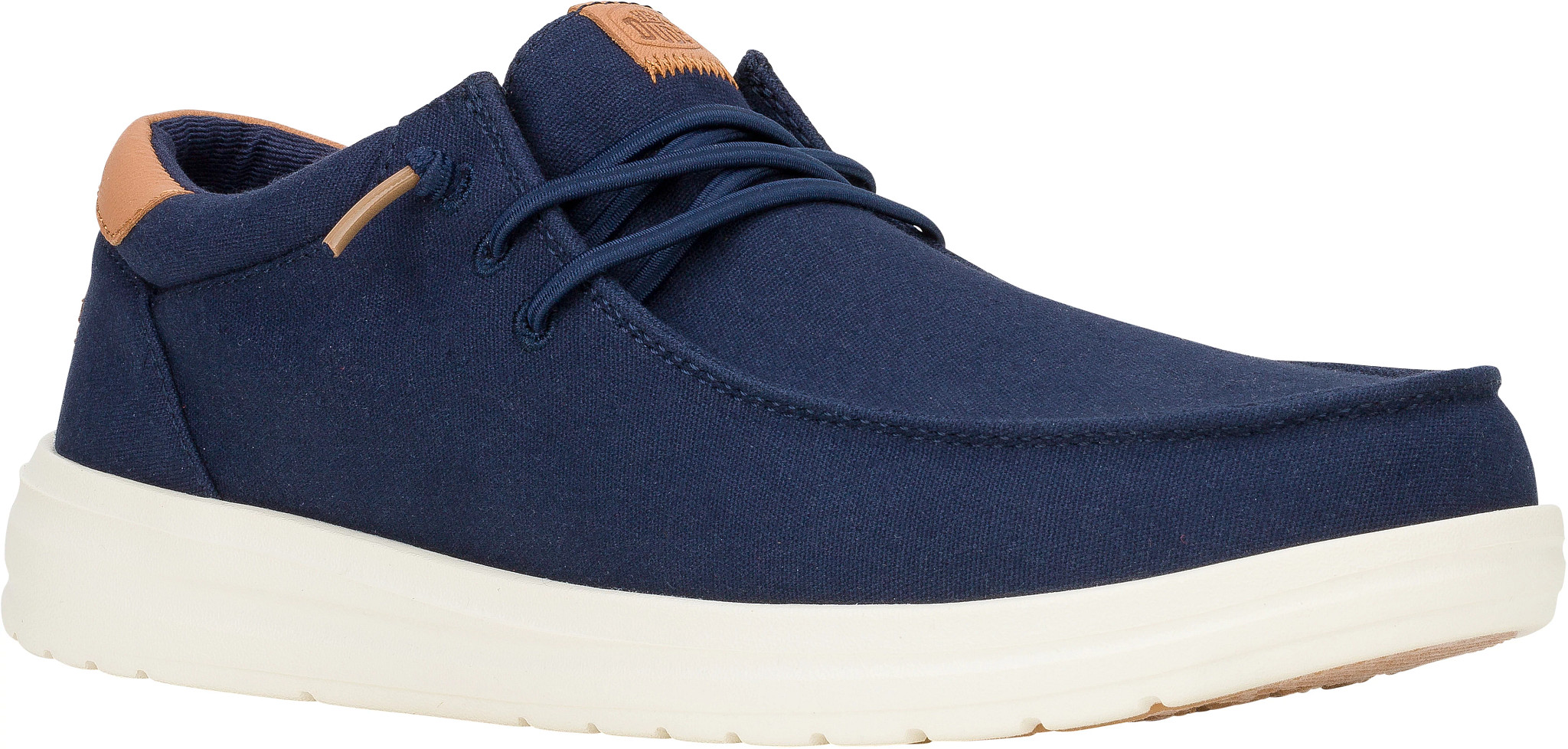 Hey Dude Paul Canvas Shoes Mens Sz 13 Navy Blazer‎ Slip On Loafers 43151-4UC NWT Sneaker HEY DUDE Paul Canvas 43151 - Navy Blazer prezzo online main image 2