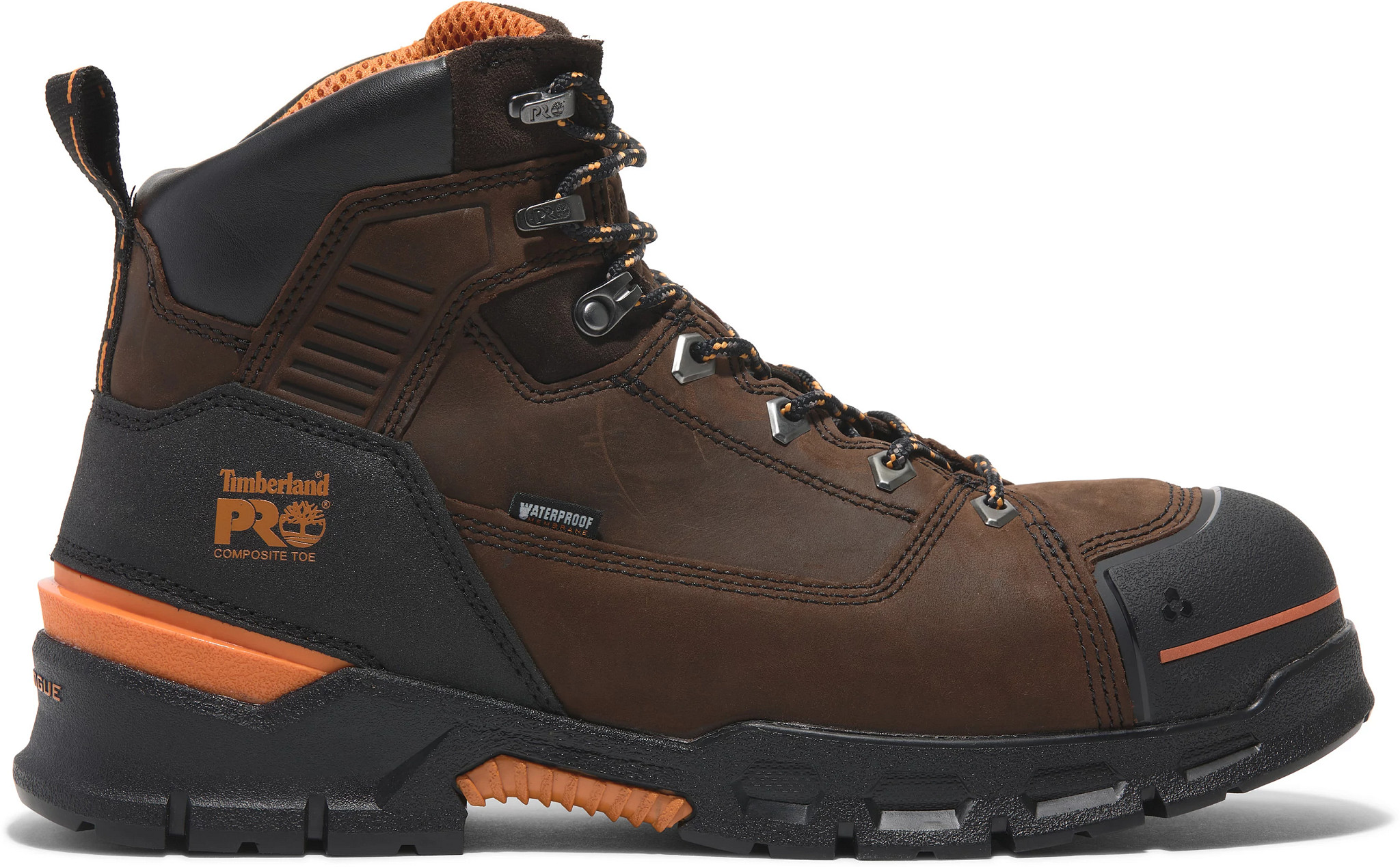 Men's Timberland Pro Endurance Ev Waterproof Composite Toe Eh 6 Inch shown in Brown (Brown)
