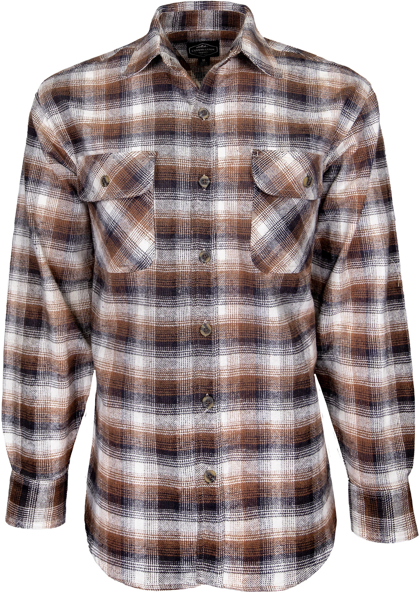 Men's Canyon Guide Juneau Brawny Flannel Button Front | Super Shoes