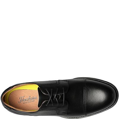 Men's Florsheim, Midtown Cap Toe Oxford Black 17 D Men's Florsheim, Midtown Cap Toe Oxford Black 17 D