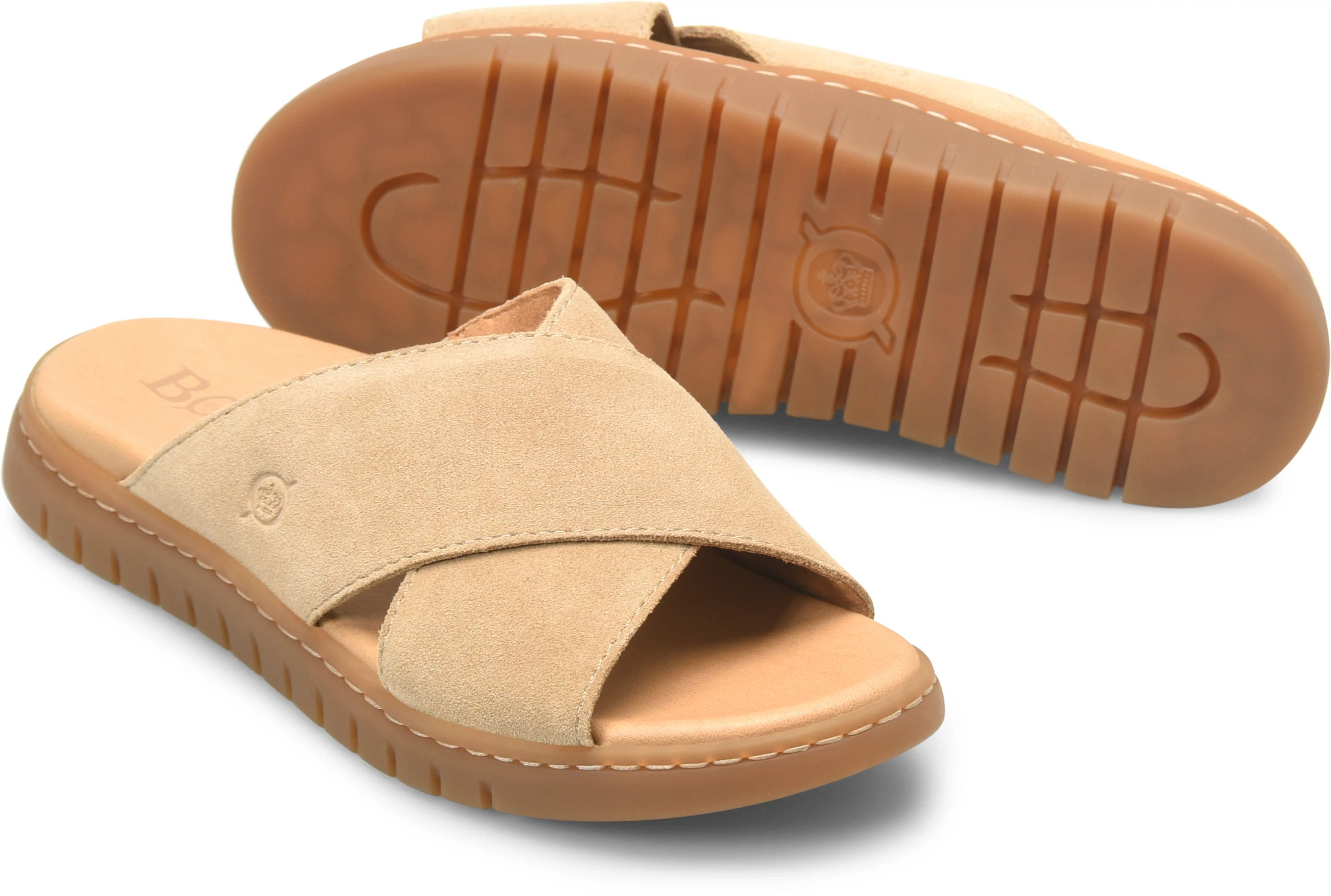Adia shown in Taupe Suede (Tan)
