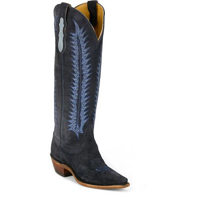 Bottes western femme Tony Lama 6 A cuir noir cowgirl bout Bottes western femme Tony Lama 6 A cuir noir cowgirl bout