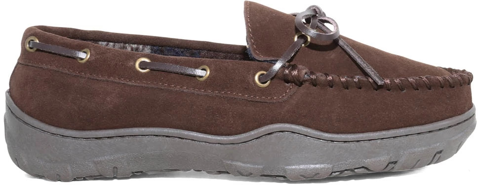 Men's Appalachian Trail Suede Moccasin shown in Brown (Brown)