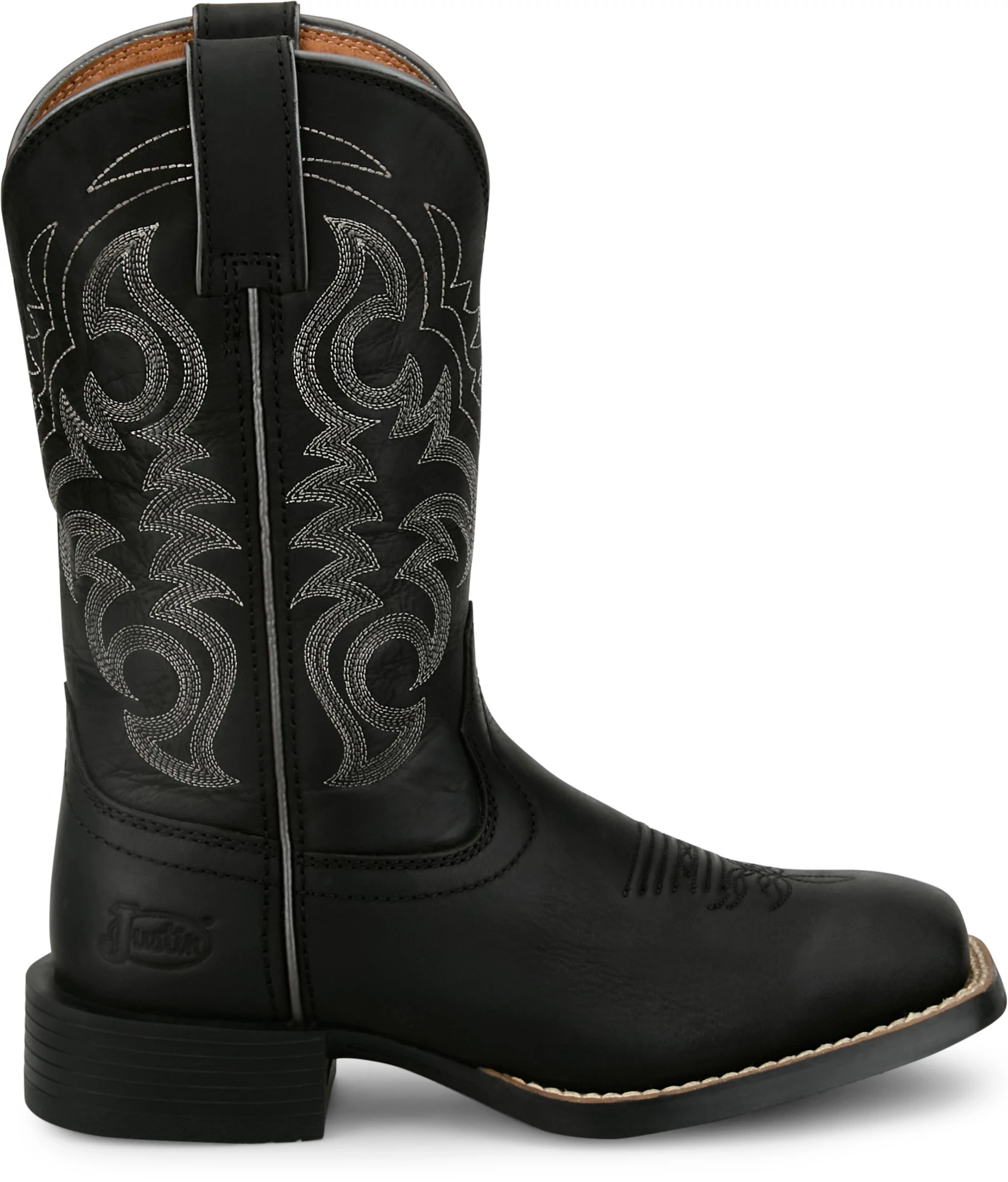 Women's Justin Boots Della shown in Black (Black)