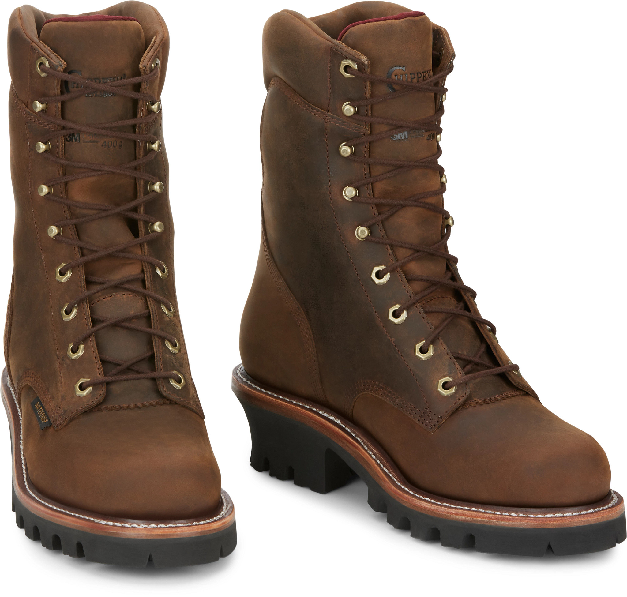 Chippewa logger boots store non steel toe