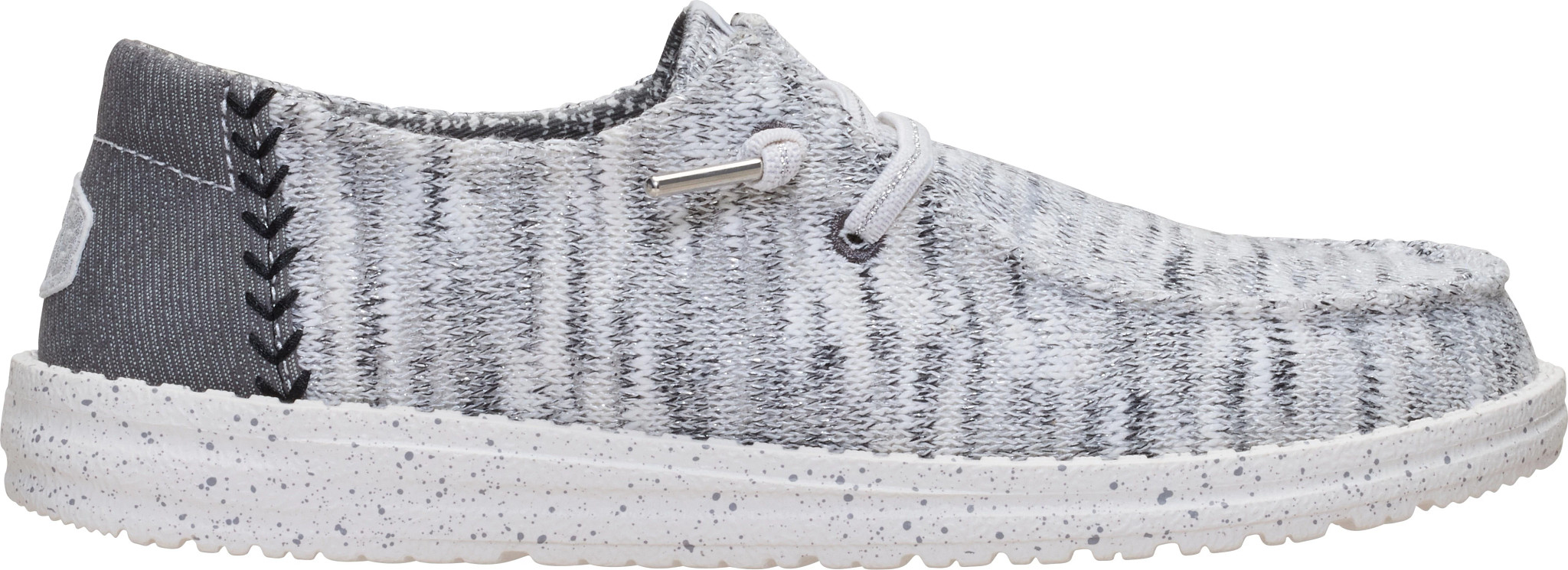 Women's Hey Dude Wendy Knit Shimmer shown in Grey/Multi (Grey)