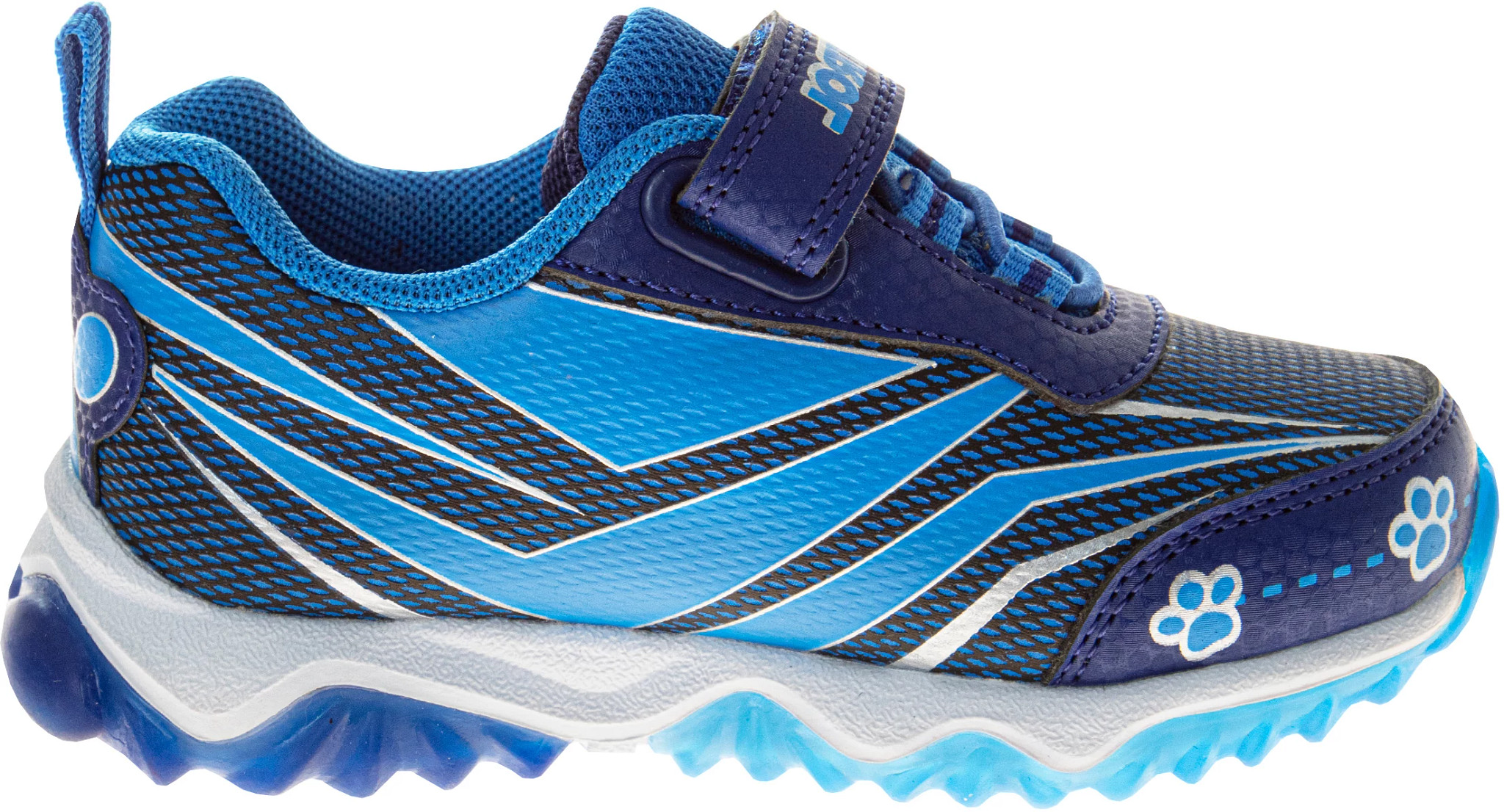 Toddler Boy's Josmo Paw Patrol Lighted Runner shown in Navy/Light Blue (Blue)