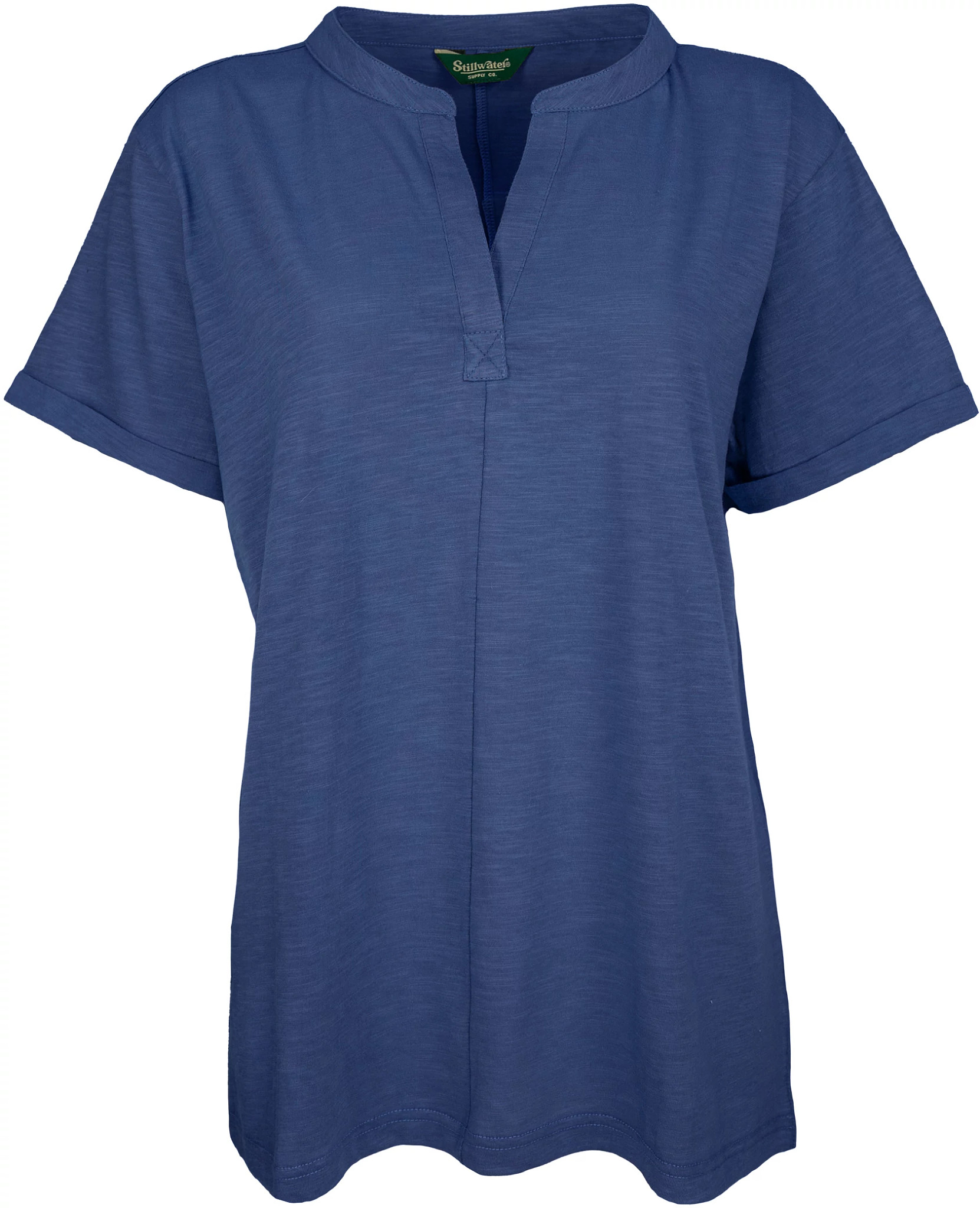 Women's Pacific Teaze Amelia Short Sleeve V Neck shown in Sapphire (Blue)