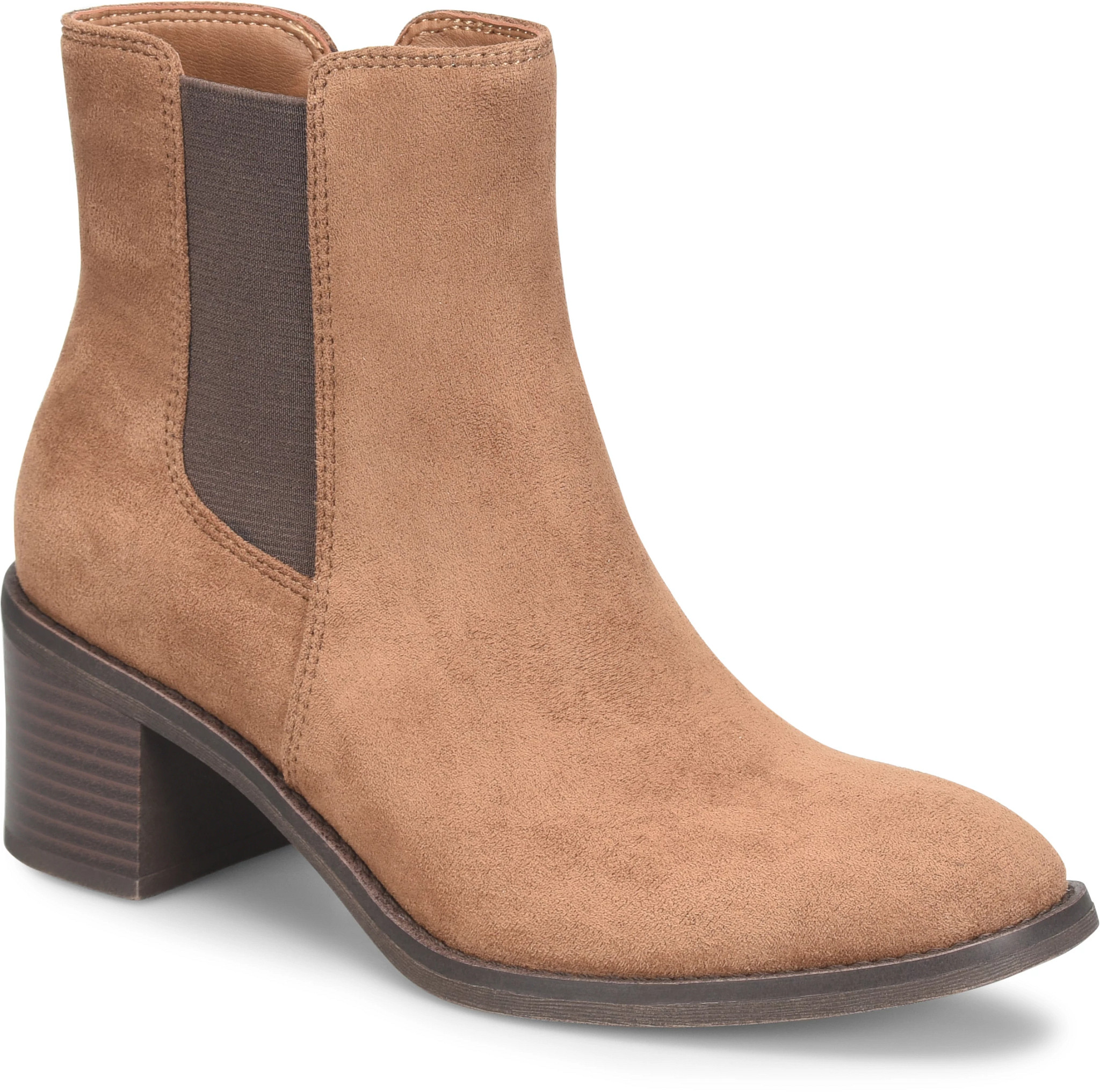 (取寄) レディース ヘイゼル EuroSoft women Hazel Luggage Microsuede Eurosoft Hazel | Super Shoes