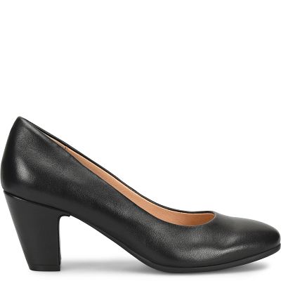 Lnafan Women's Ladies' Slip On Kitten Heels Court Shoes Dress Pumps Office  Work Shoes Black Size 1UK: : Fashion