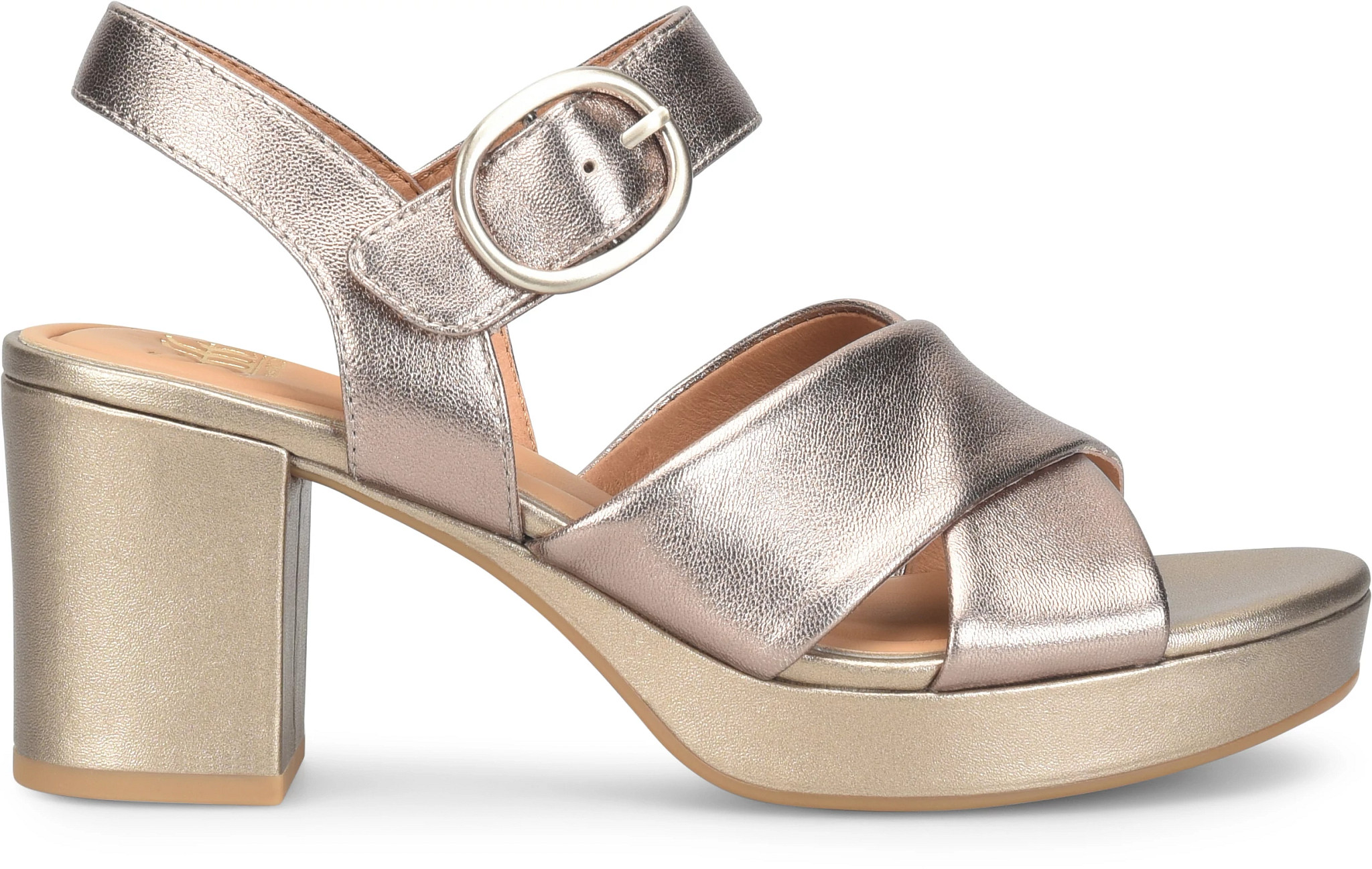 Lizzie shown in Light Espresso (Metallic)