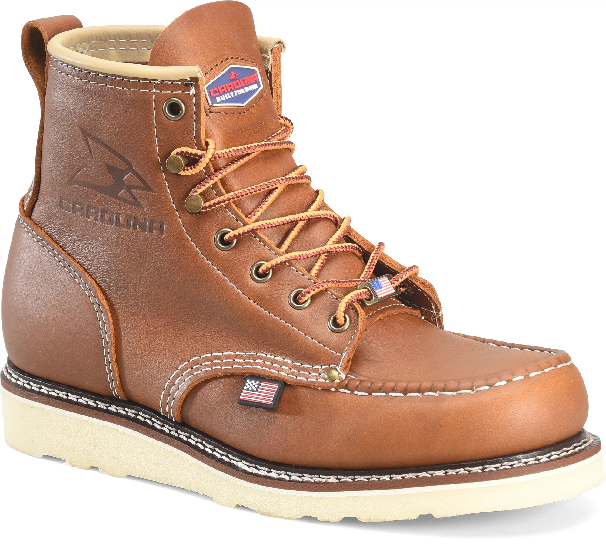 Botas De Trabajo Wolverine Moc-puntera Hombre Marrom En Botas