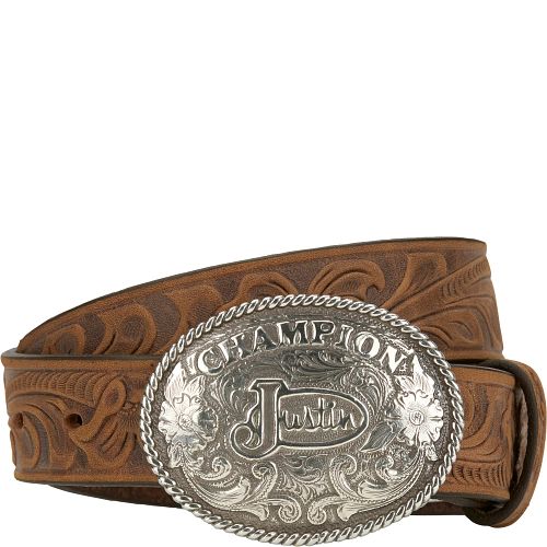 Champion Tooled Belt Justin Boots