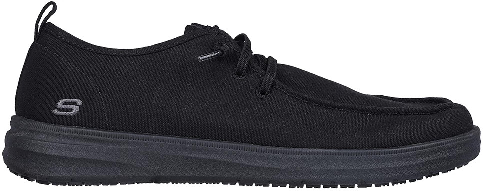 Men's Skechers Slip Resistant Melo shown in Black (Black)