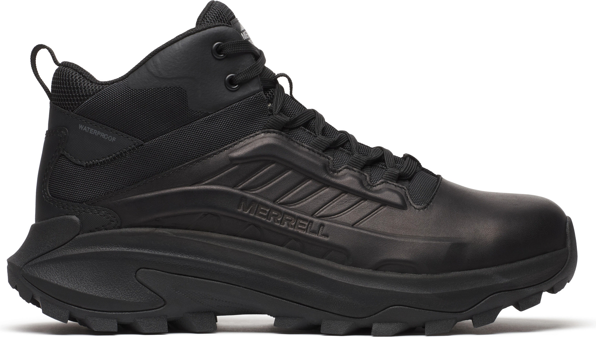 Men's Merrell Work 5 Inch Moab Speed 2 Tactical Boot Black shown in Black (Black)