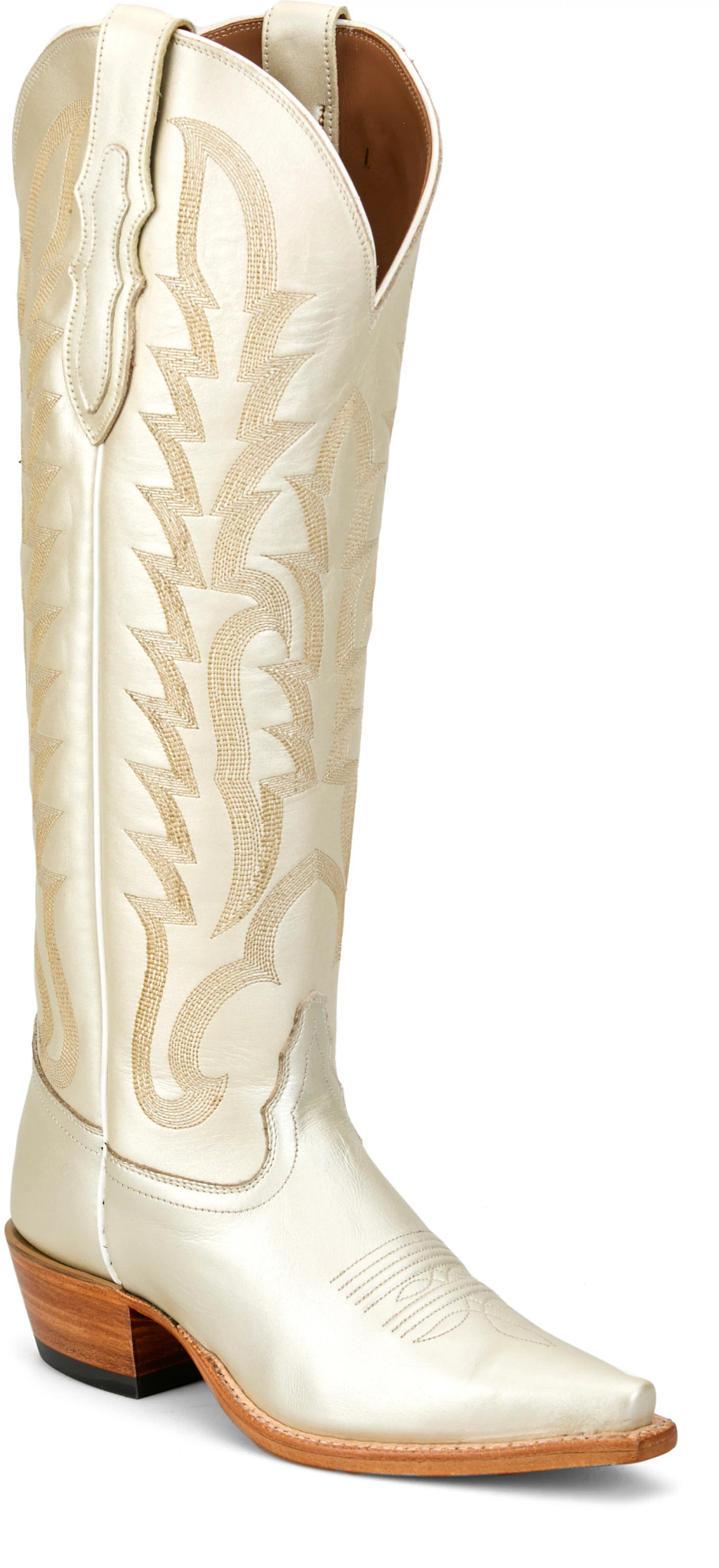 Daniela 17" Western  shown in Oyster (White)