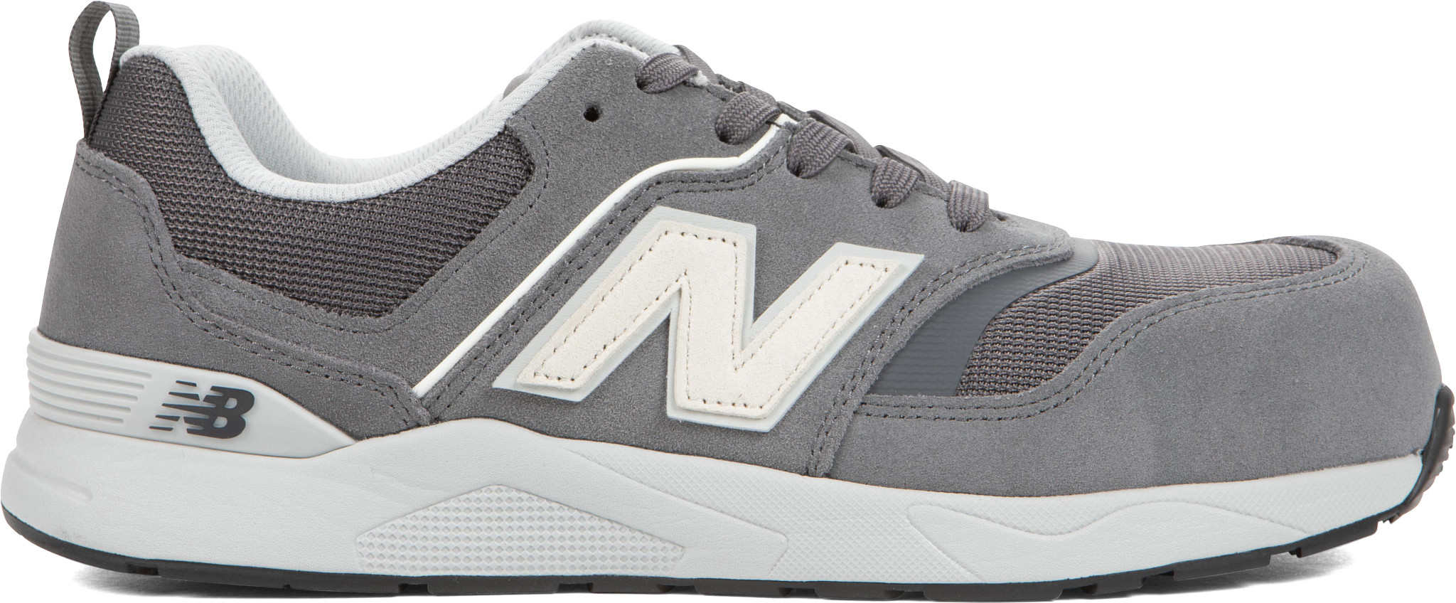 Men's New Balance Composite Toe Elite Lite shown in Gray White (Grey)