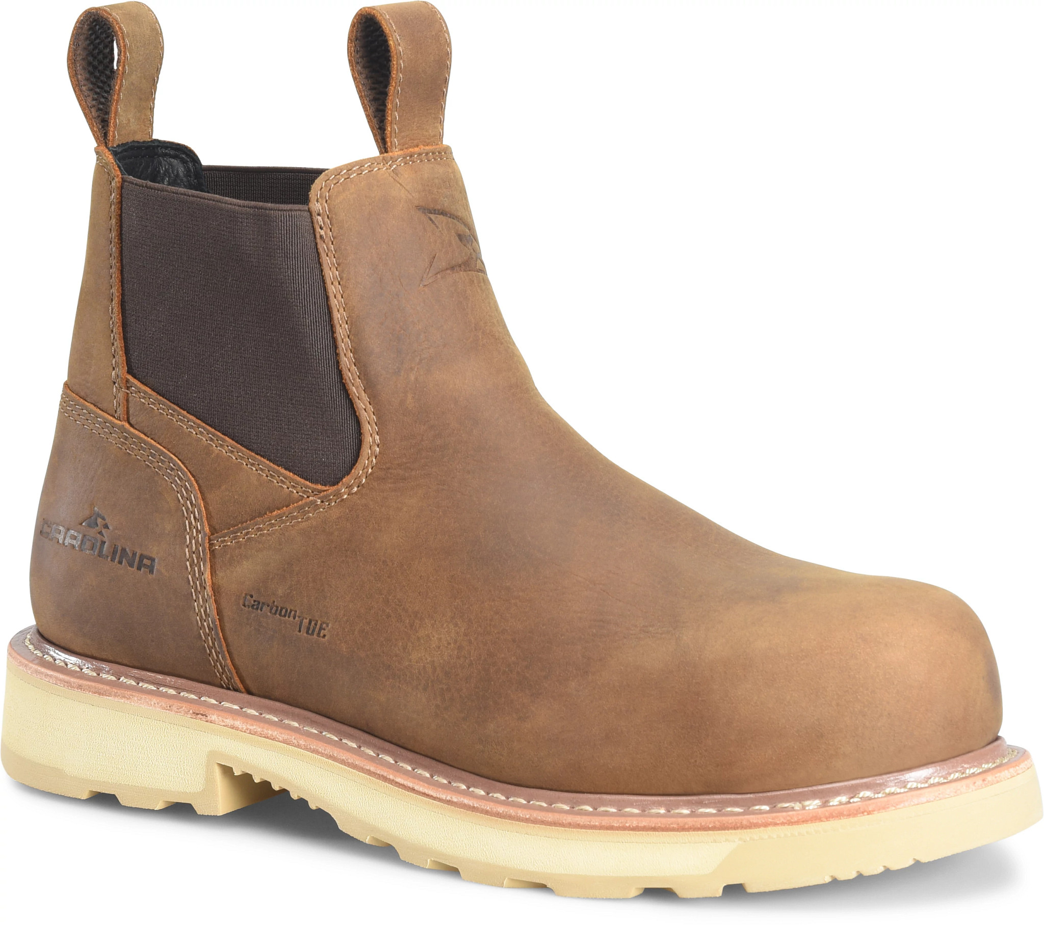 Staple Gun 6" Carbon Comp Toe Chelsea shown in Brown (Brown)