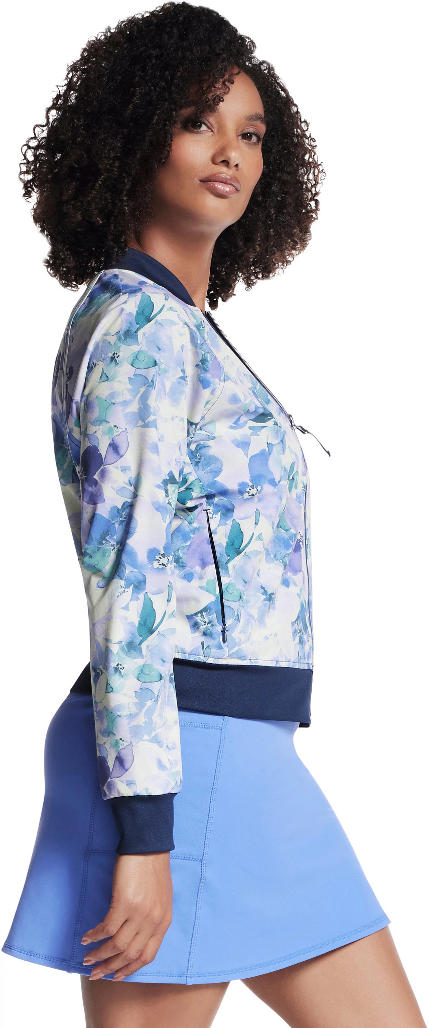 Women's Skechers Gowalk Seascape Floral Reversible Jacket