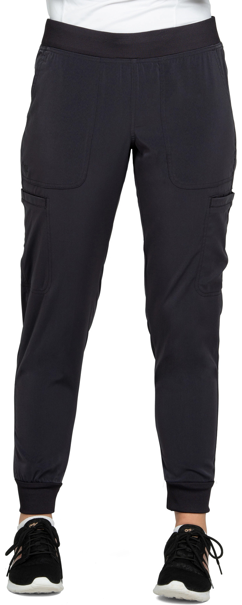 Women's Willow Brook Willow Cargo Jogger shown in Black (Black)