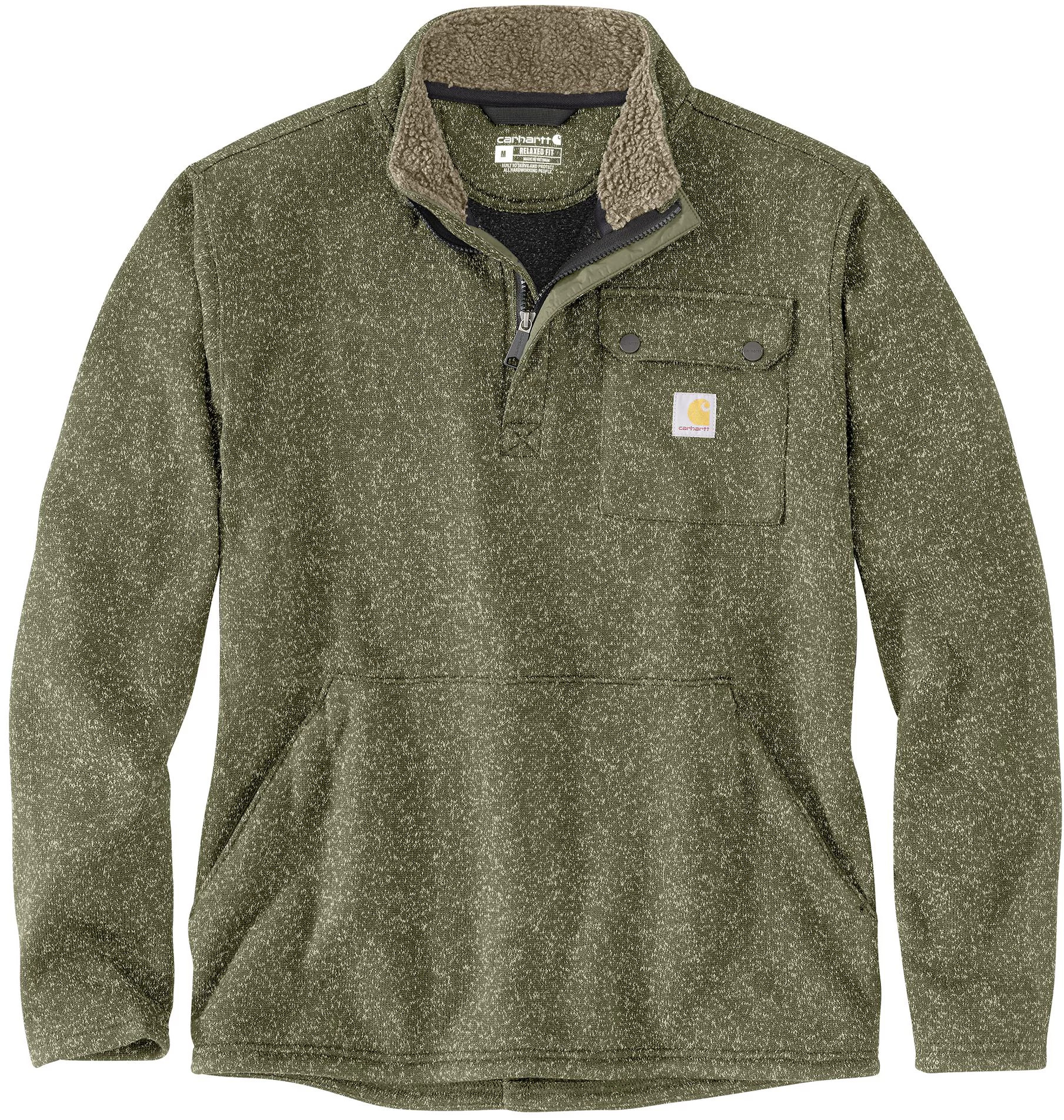 Men's Carhartt Midweight Quarter Zip Pocket Sweater | Super Shoes