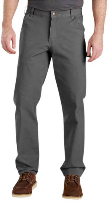 Men's Carhartt Rugged Flex-&laquo; Duck Utility Work Pant shown in Grey (Grey)