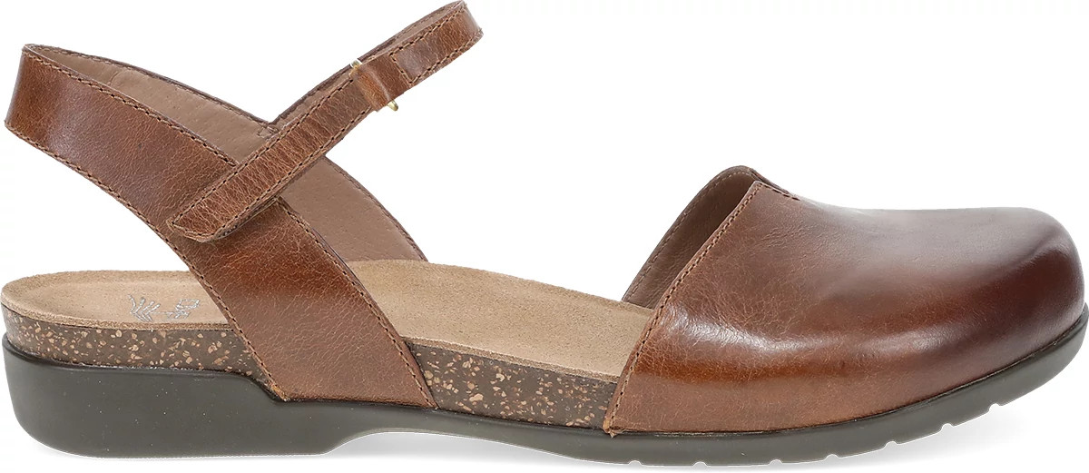 Women's Dansko Rowan shown in Tan Burnished (Tan)
