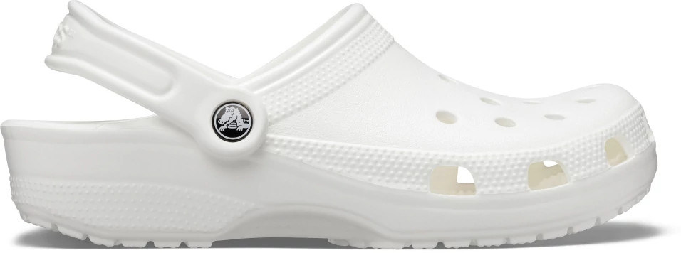 Men's Crocs Classic Clog shown in White (White)