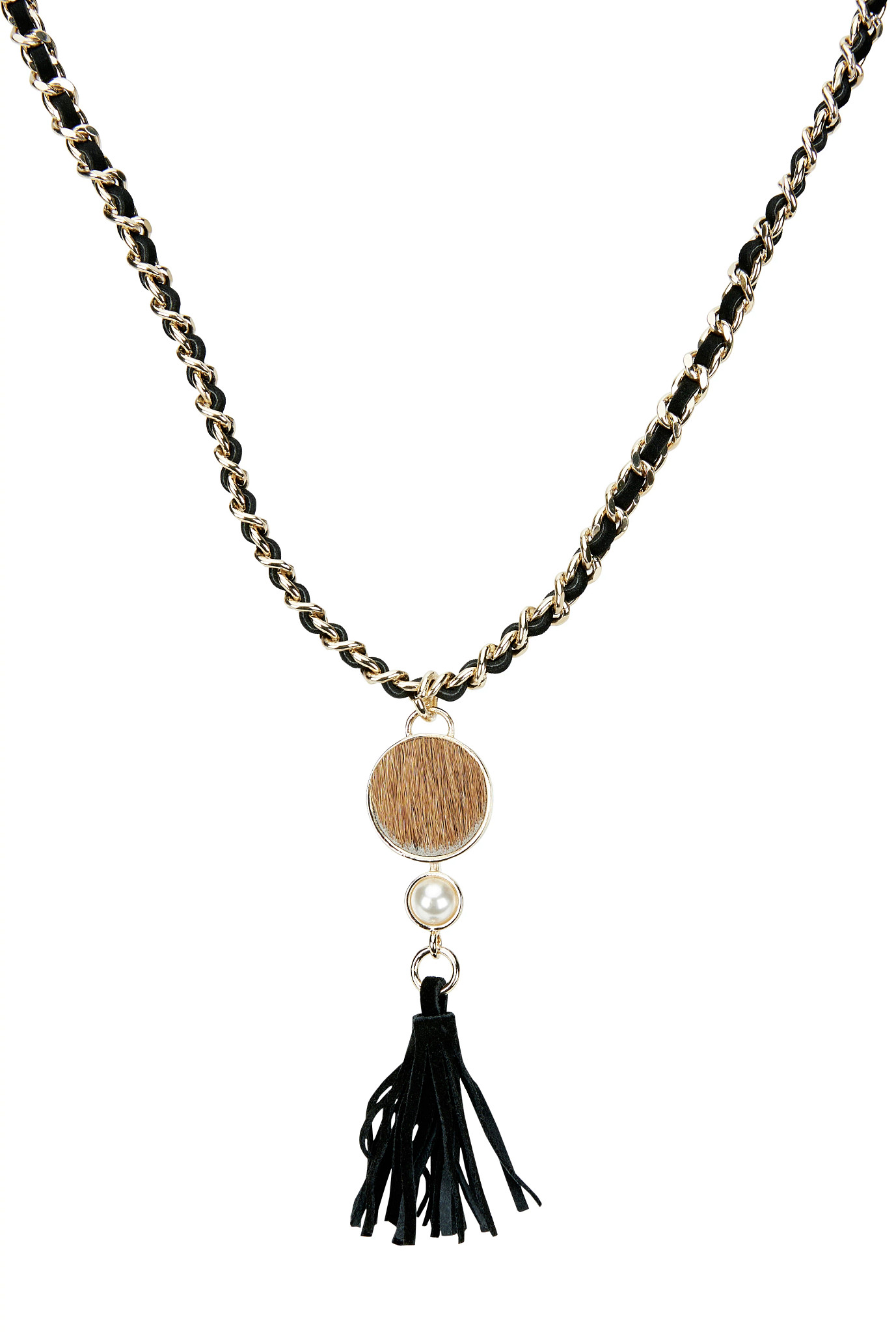 Justin Women's Gold Link Chain Necklace se muestra en la Gold (Amarilla)