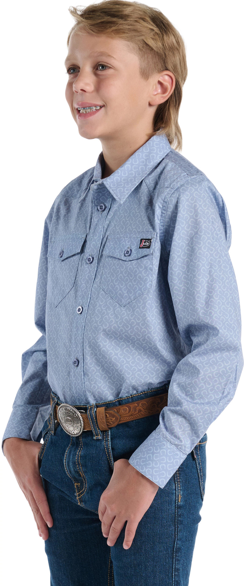 Justin Boys Woven Shirt | Justin Boots