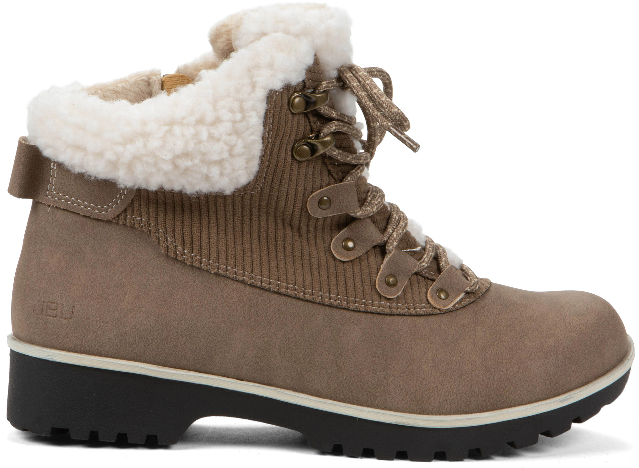 Women's Jbu Illinois Water Resistant shown in Taupe/Cream (Brown)