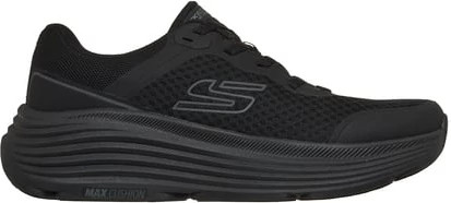 Men's Skechers Slip Resistant Max Cushioning Endeavour Runner shown in Black (Black)