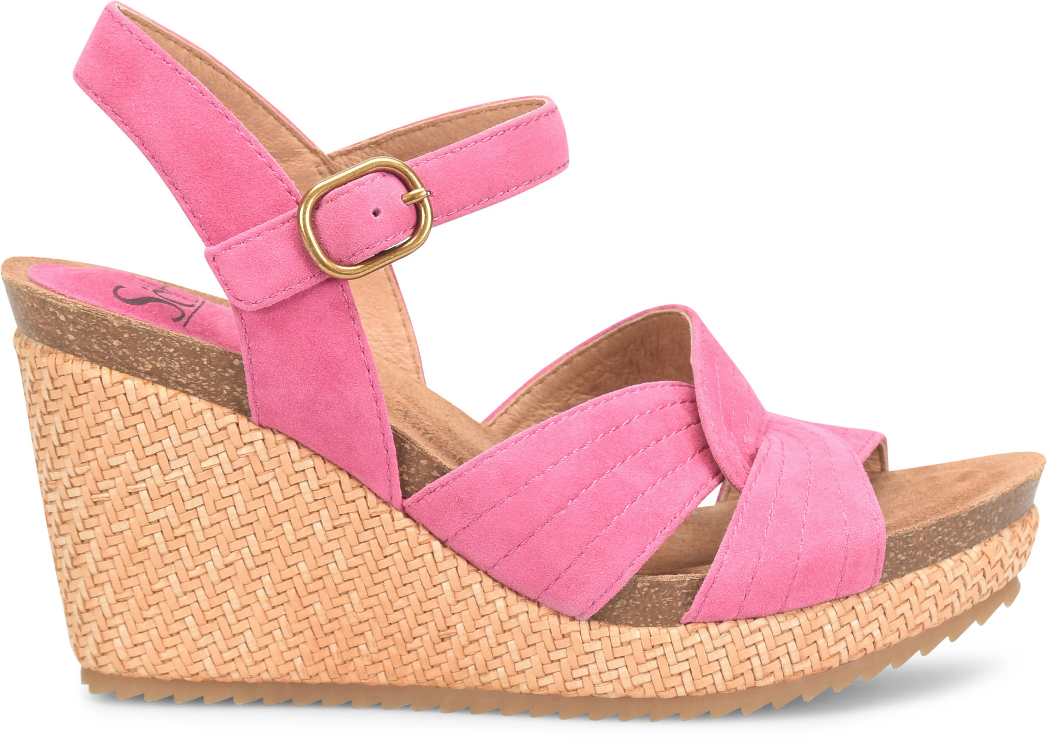 Magenta hot sale wedge sandals