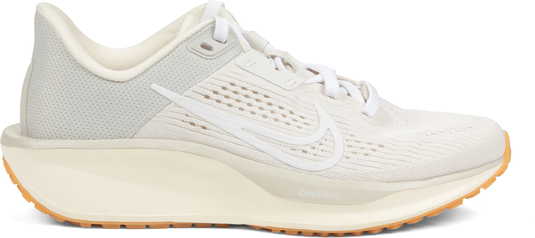 Women's Nike Quest 6 Runner shown in Light Bone/White/Ivory (Off White)