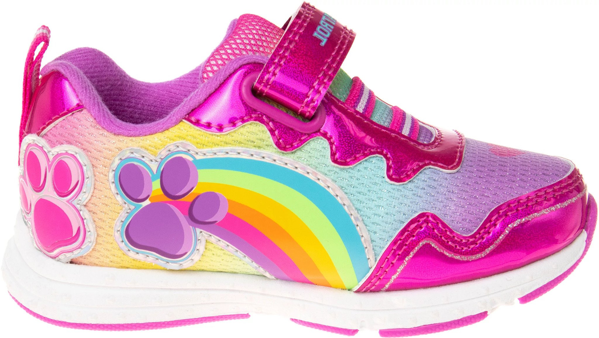 Toddler Girl's Josmo Paw Patrol Velcro Runner shown in Pink (Pink)